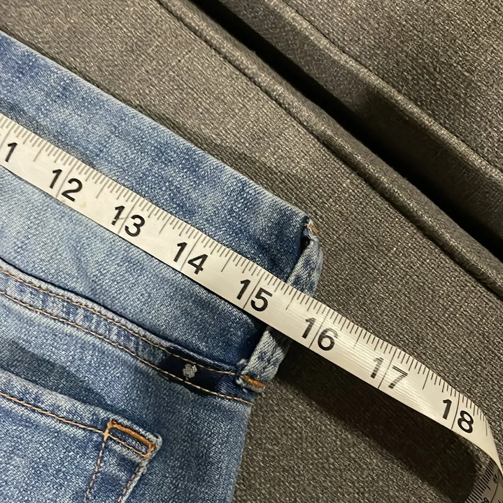 Lucky Brand Light Wash Boardwalk Bermuda Raw Hem Jean Shorts